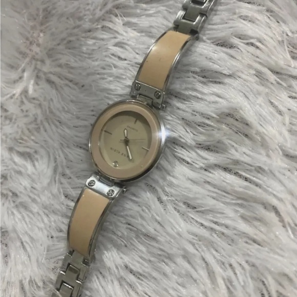 Annie Klein Watch Two Tone Silver and Nude - Picture 5 of 5